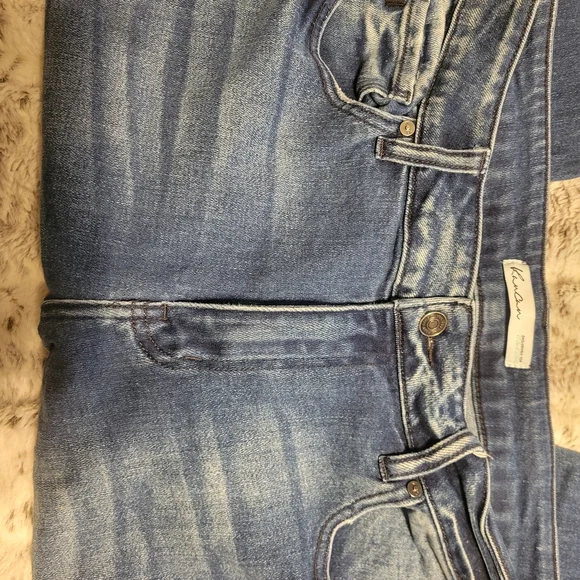 KanCan Distressed Blue Boyfriend Jeans - Picture 3 of 7